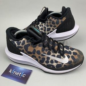 Nike Court Air Zoom Womens Size 9 Sneakers Tennis Shoes AA8022 702 Cheetah Print
